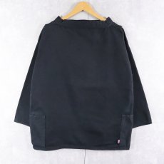 画像1: NEWLYN フィッシャーマンズスモック BLACK M (1)