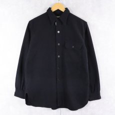 画像1: 40's U.S.NAVY NAVAL CLOTHING FACTORY CPOシャツ NAVY (1)