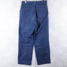 画像2: 50〜60's UNKNOWN 5ポケット デニムパンツ W31 (2)