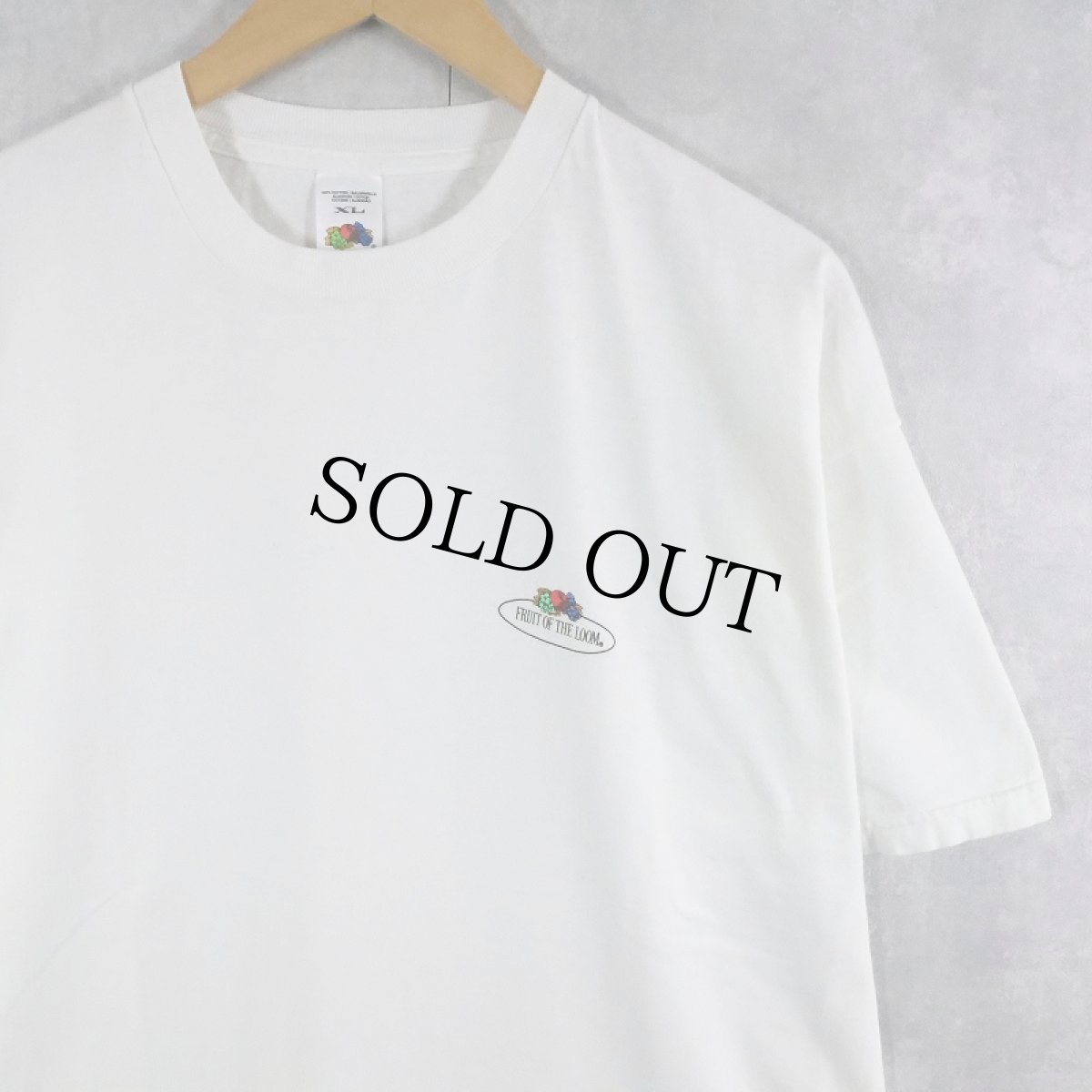 画像1: 90's FRUIT OF THE LOOM IRELAND製 ロゴプリントTシャツ XL (1)