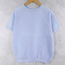 画像1: 50〜60's 無地 半袖ラグランスウェット (1)