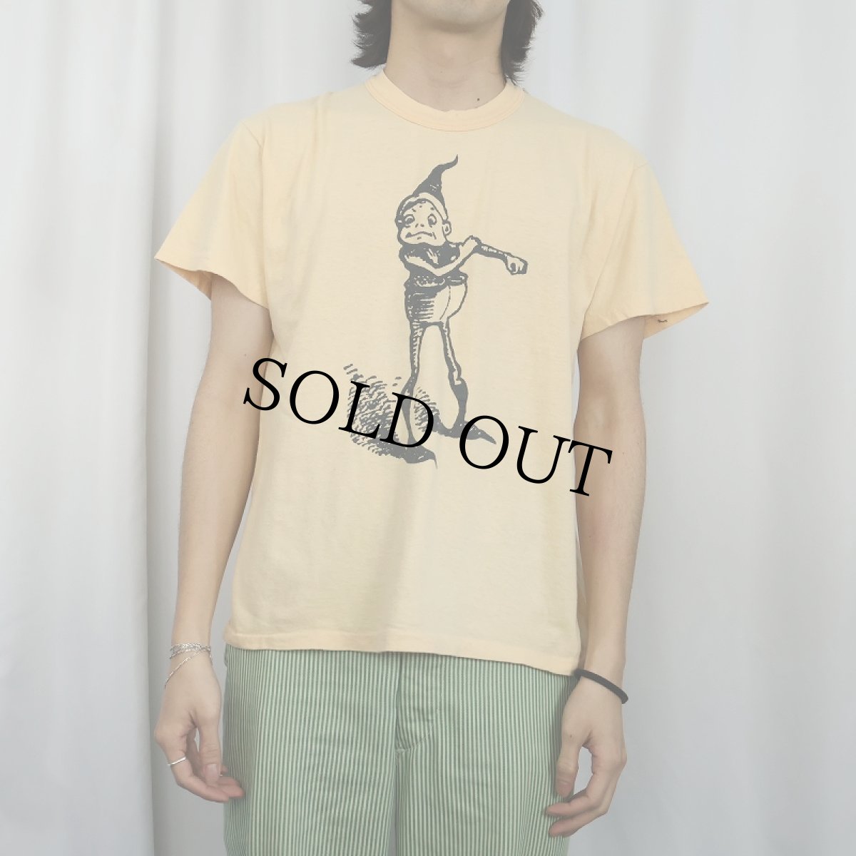 画像3: 80's R.E.M. "Fighting Elf" ロックバンドプリントTシャツ L (3)