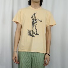 画像3: 80's R.E.M. "Fighting Elf" ロックバンドプリントTシャツ L (3)