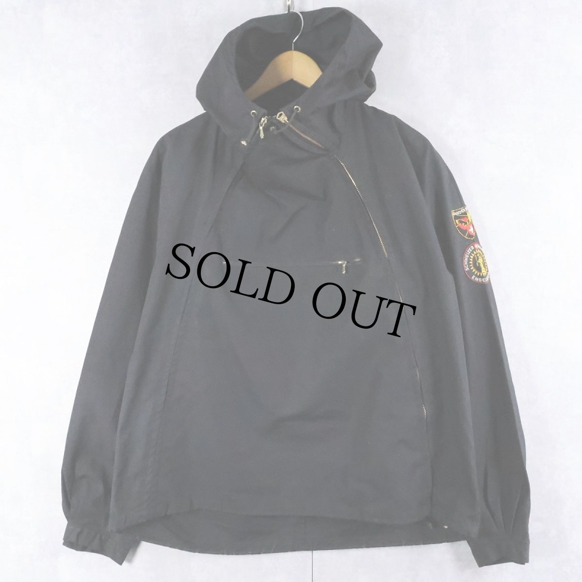 画像1: 50's PROTECTOR Switzerland製 "Asymmetry" スキージャケット BLACK (1)