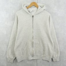 画像1: 90's Lee HEAVYWEIGHT 無地スウェットジップパーカー (1)