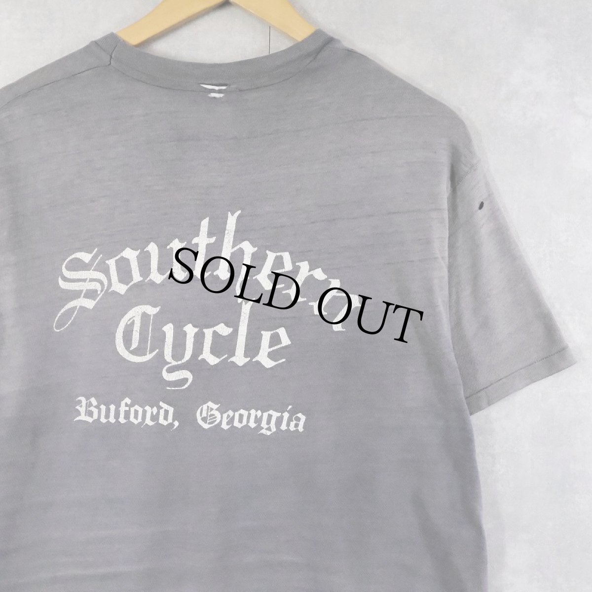 画像2: 80's Harley-Davidson USA製 "Hogs Blood" プリントTシャツ XL (2)