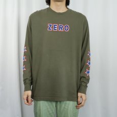 画像2: 90's ZERO Skateboarding "TUM-YETO" プリントロンT L (2)