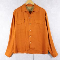 画像1: 50's "Costume Rental Corp." オープンカラーシャツ (1)