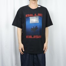 画像2: Billie Eilish "HIT ME HARD AND SOFT" ミュージシャン アルバムプリントTシャツ BLACK XXL (2)