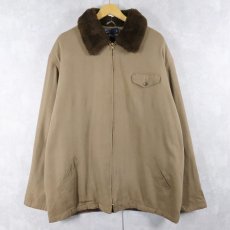 画像1: POLO Ralph Lauren 襟ファー スポーツジャケット XL (1)
