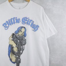画像1: Billie Eilish ミュージシャンプリントTシャツ XL (1)