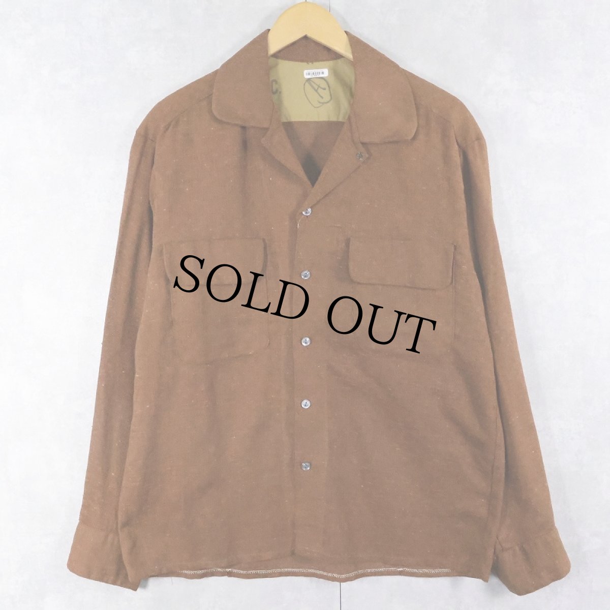 画像1: 50's "Costume Rental Corp." オープンカラーシャツ (1)