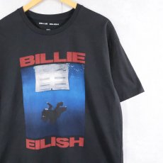 画像1: Billie Eilish "HIT ME HARD AND SOFT" ミュージシャン アルバムプリントTシャツ BLACK XXL (1)
