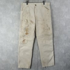 画像2: Dickies ペンキペイント ペインターパンツ W35 (2)