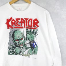 画像1: 80's Kreator "Extreme Aggression" スラッシュメタルバンドツアースウェット XL (1)