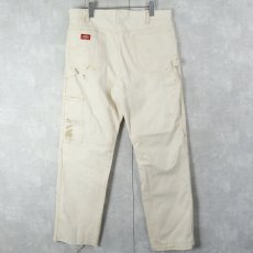 画像1: Dickies ペンキペイント ペインターパンツ W35 (1)