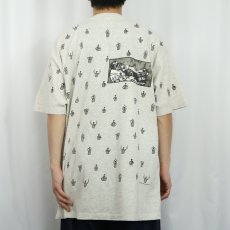画像3: 90's rel-e-vant products USA製 レフェリー柄 マルチプリントTシャツ XL (3)