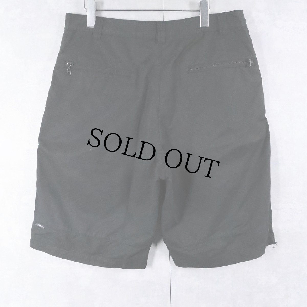 画像2: 90〜2000's STUSSY 紺タグ 千鳥格子柄 コットンショーツ BLACK W35 (2)