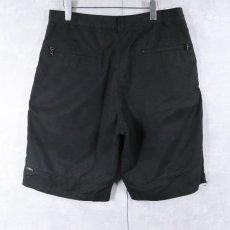 画像2: 90〜2000's STUSSY 紺タグ 千鳥格子柄 コットンショーツ BLACK W35 (2)