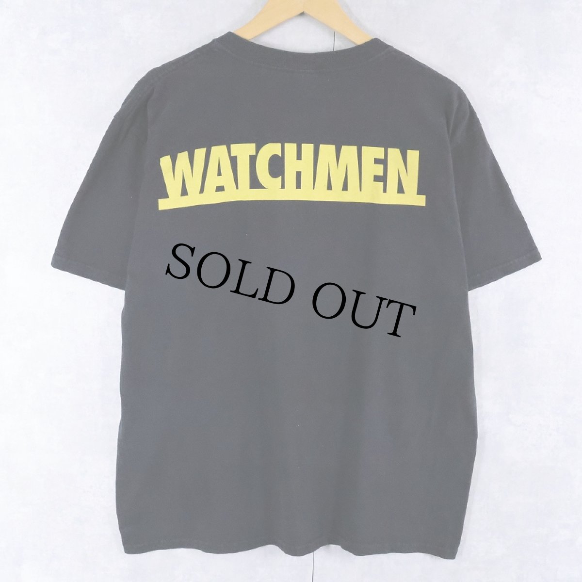 画像2: WATCHMEN "Who Watches the Watchmen" アクション映画プリントTシャツ BLACK L (2)