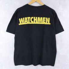 画像2: WATCHMEN "Who Watches the Watchmen" アクション映画プリントTシャツ BLACK L (2)