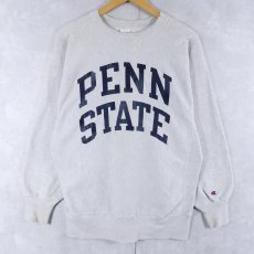 画像1: 90's Champion REVERSE WEAVE USA製 "PENN STATE" プリントスウェット XL (1)