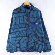 画像1: 2015AW Patagonia 総柄 スナップＴ L (1)