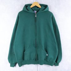 画像1: 90's RUSSELL ATHLETIC USA製 無地スウェットパーカー XXL (1)