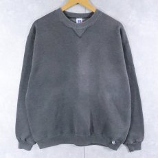 画像1: 80's RUSSELL ATHLETIC USA製 前V 無地スウェット XL (1)