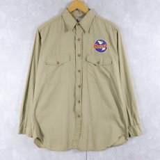 画像1: 50〜60's HART MFG. CO. ワッペン付き コットンワークシャツ (1)