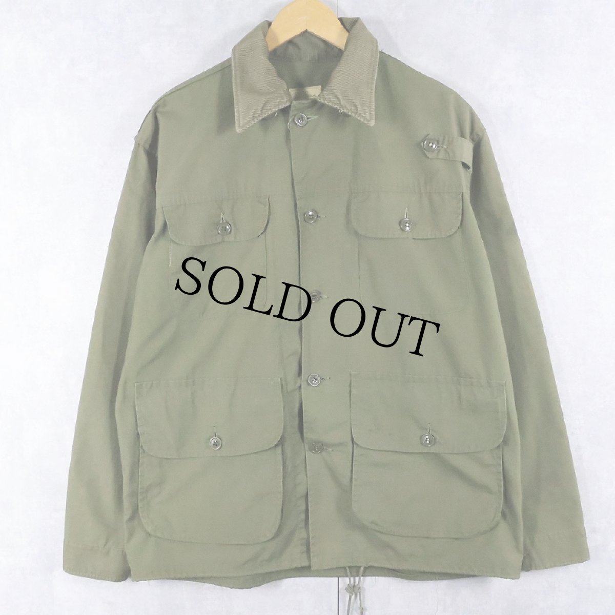 画像1: 60's L.L.Bean 筆記体タグ ポプリン ワーデンジャケット SIZE44 (1)