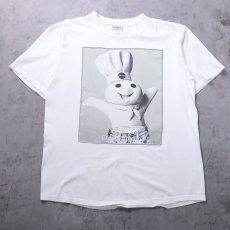 画像1: 90's Pillsbury Doughboy キャラクターパロディTシャツ L (1)