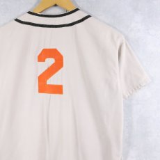 画像2: 50〜60's EMPIRE パッチ付き ベースボールシャツ (2)