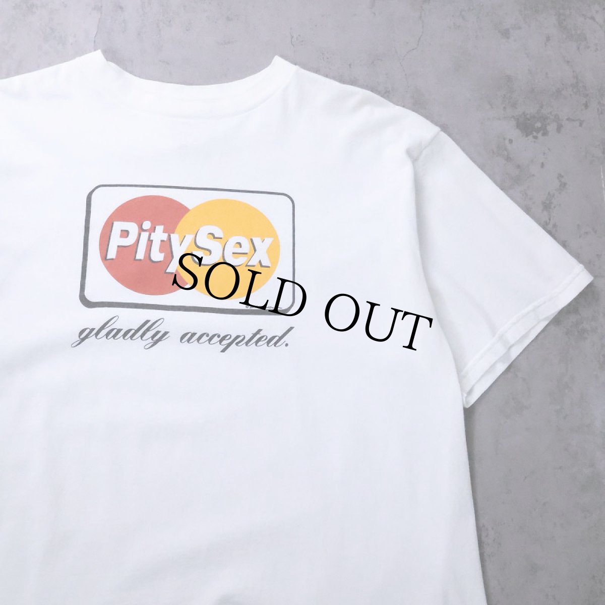 画像1: Pity Sex パロディプリントTシャツ XL (1)