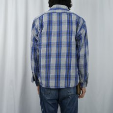 画像3: 80〜90's チェック柄 ヘビーネルシャツ (3)