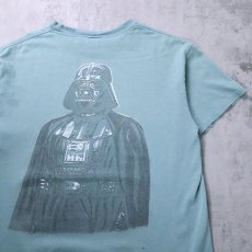 画像2: 90's STARWARS USA製 "DARTH VADER" パロディプリントTシャツ L (2)