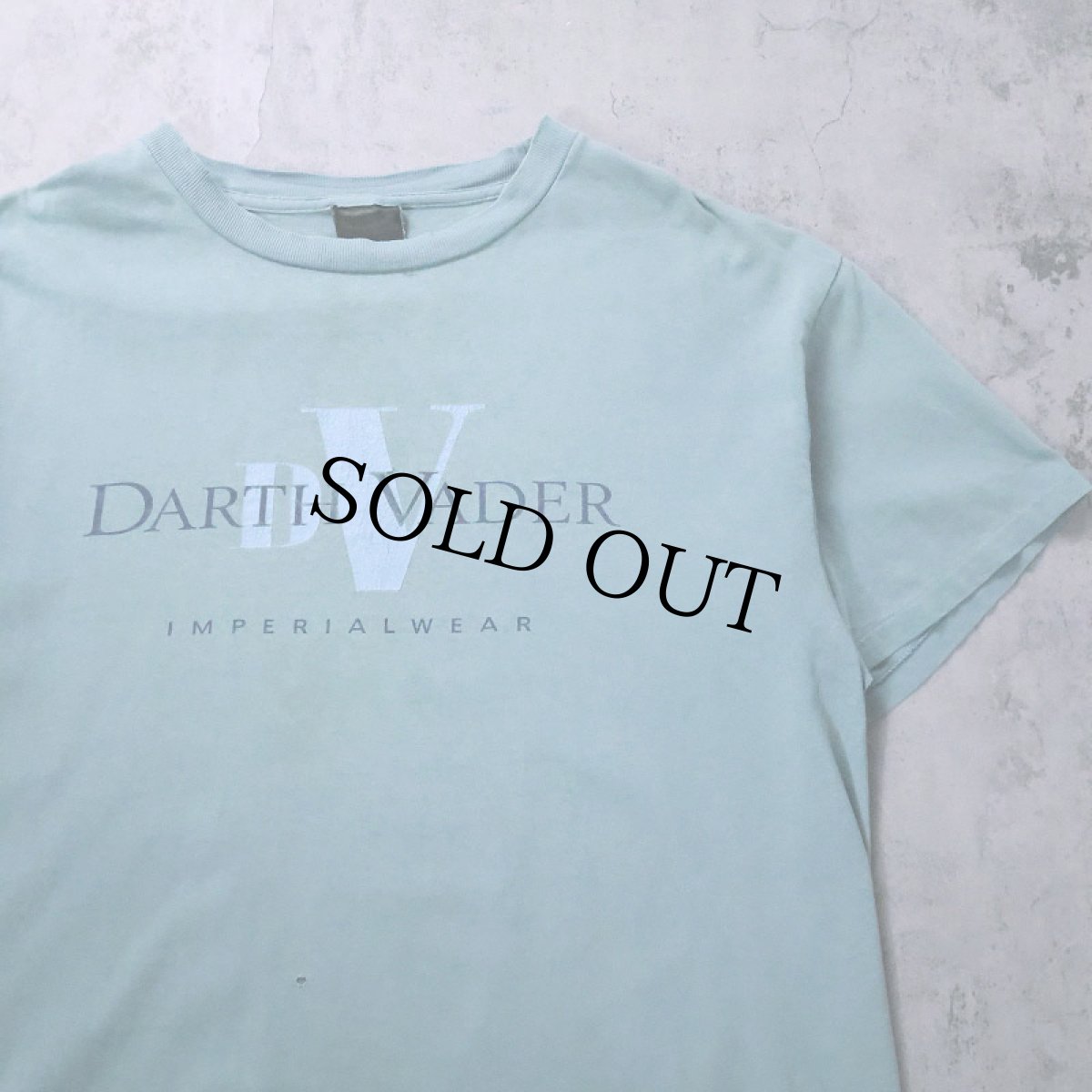 画像1: 90's STARWARS USA製 "DARTH VADER" パロディプリントTシャツ L (1)