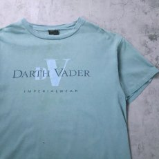 画像1: 90's STARWARS USA製 "DARTH VADER" パロディプリントTシャツ L (1)