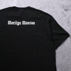 画像2: Marilyn Manson "got Violence?" ロックバンド パロディプリントTシャツ BLACK XL (2)