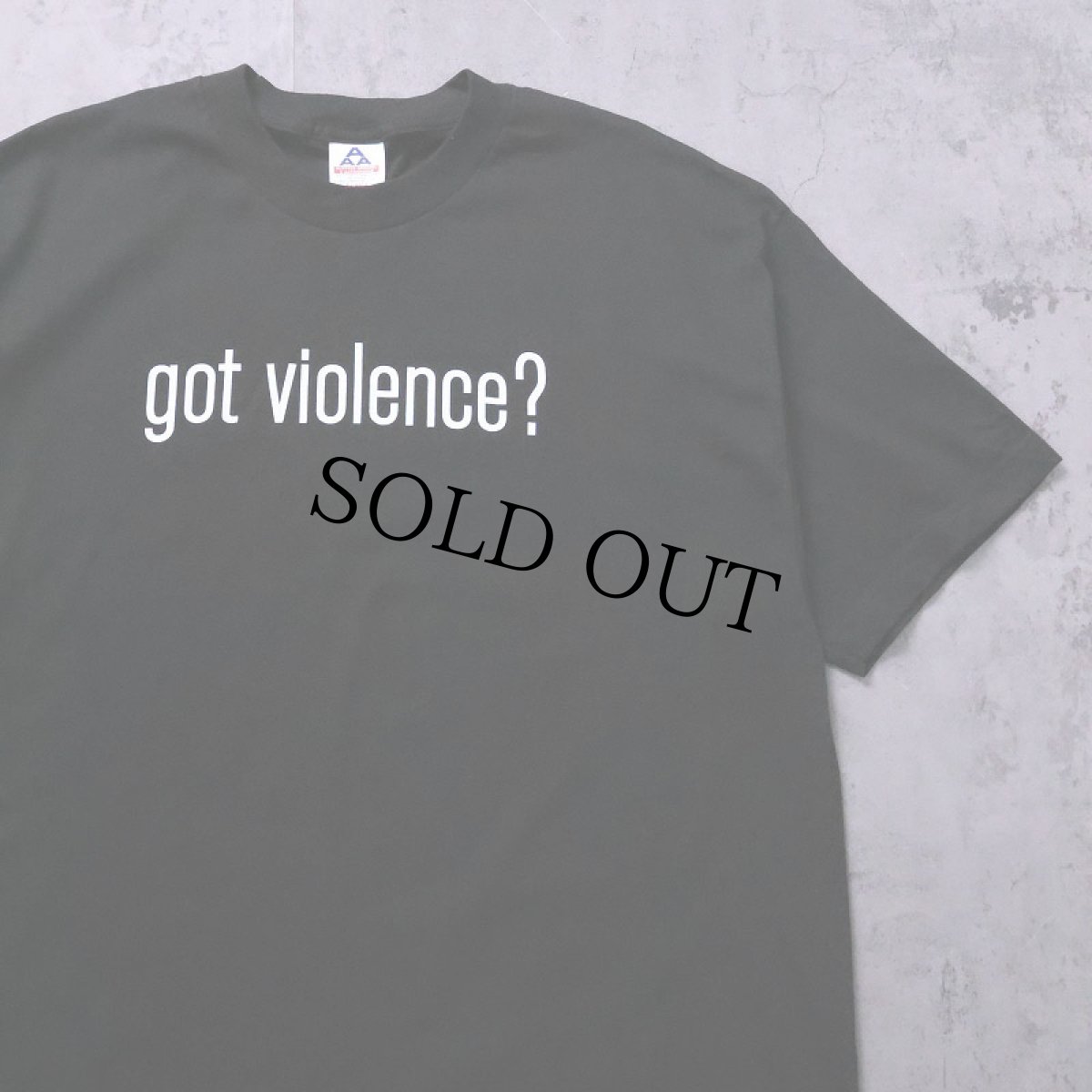 画像1: Marilyn Manson "got Violence?" ロックバンド パロディプリントTシャツ BLACK XL (1)