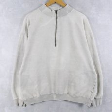画像1: 90's GAP ハーフジップスウェット XL (1)