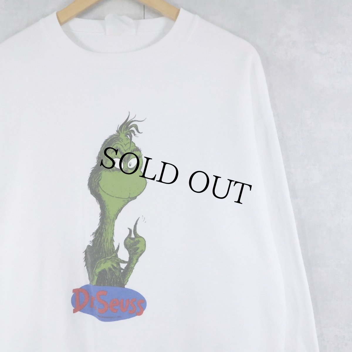 画像1: 90's Dr.Seuss "The GRINCH" キャラクタープリントスウェット (1)