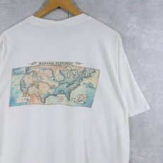画像2: 90's BANANA REPUBLIC USA製 イルカプリント ポケットTシャツ XL (2)