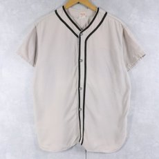 画像1: 50〜60's EMPIRE パッチ付き ベースボールシャツ (1)