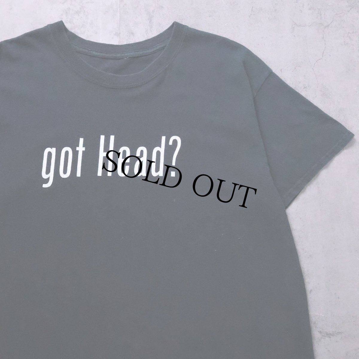 画像1: got Head? 広告パロディプリントTシャツ BLACK (1)