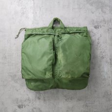 画像1: 70's U.S.ARMY ナイロン ヘルメットバッグ (1)
