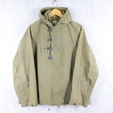 画像1: 40's U.S.NAVY デッキレインパーカー 初期型 (1)