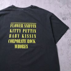 画像2: 90's〜 NIRVANA "SMILE" ロックバンドプリントTシャツ BLACK L (2)
