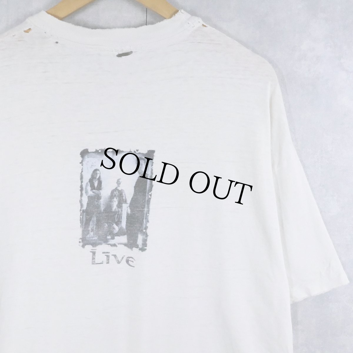画像2: 90's LIVE USA製 オルタナティヴ・ロックバンドTシャツ XL (2)