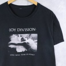 画像1: JOY DIVISION "LOVE WILL TEAR US APART" ロックバンド プリントTシャツ BLACK (1)